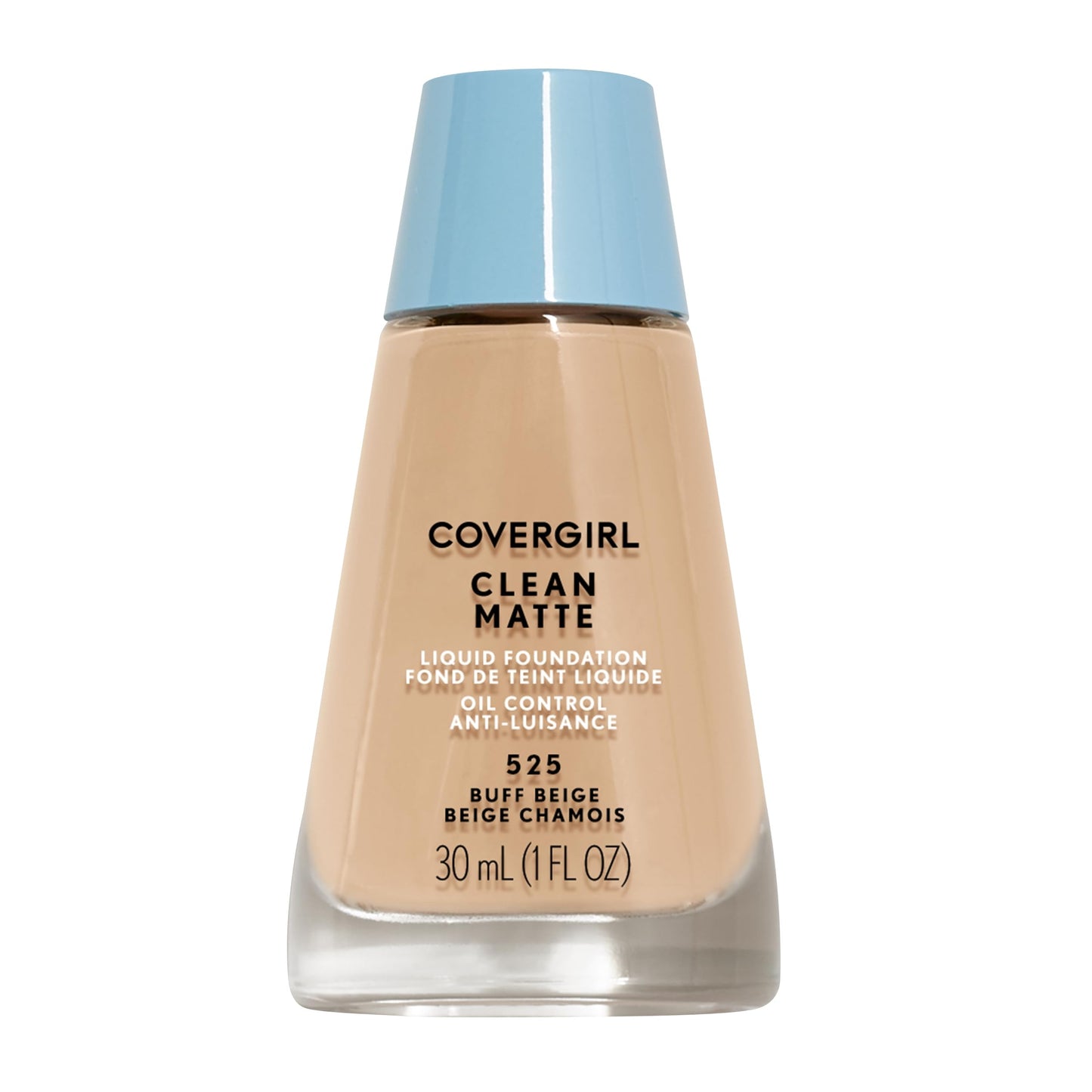 Base - CoverGirl Clean Matte Liquid Foundation (525 Buff Beige Chamois)
