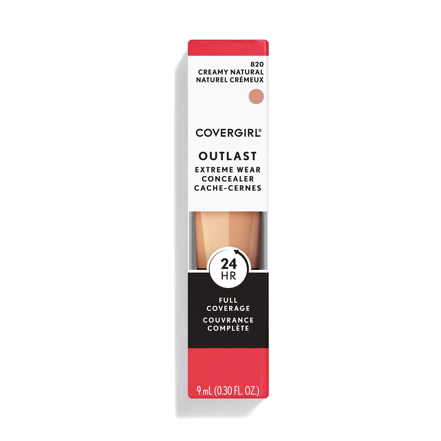Corrector - CoverGirl Outlast Extreme Wear Concealer (820 Creamy Natural)