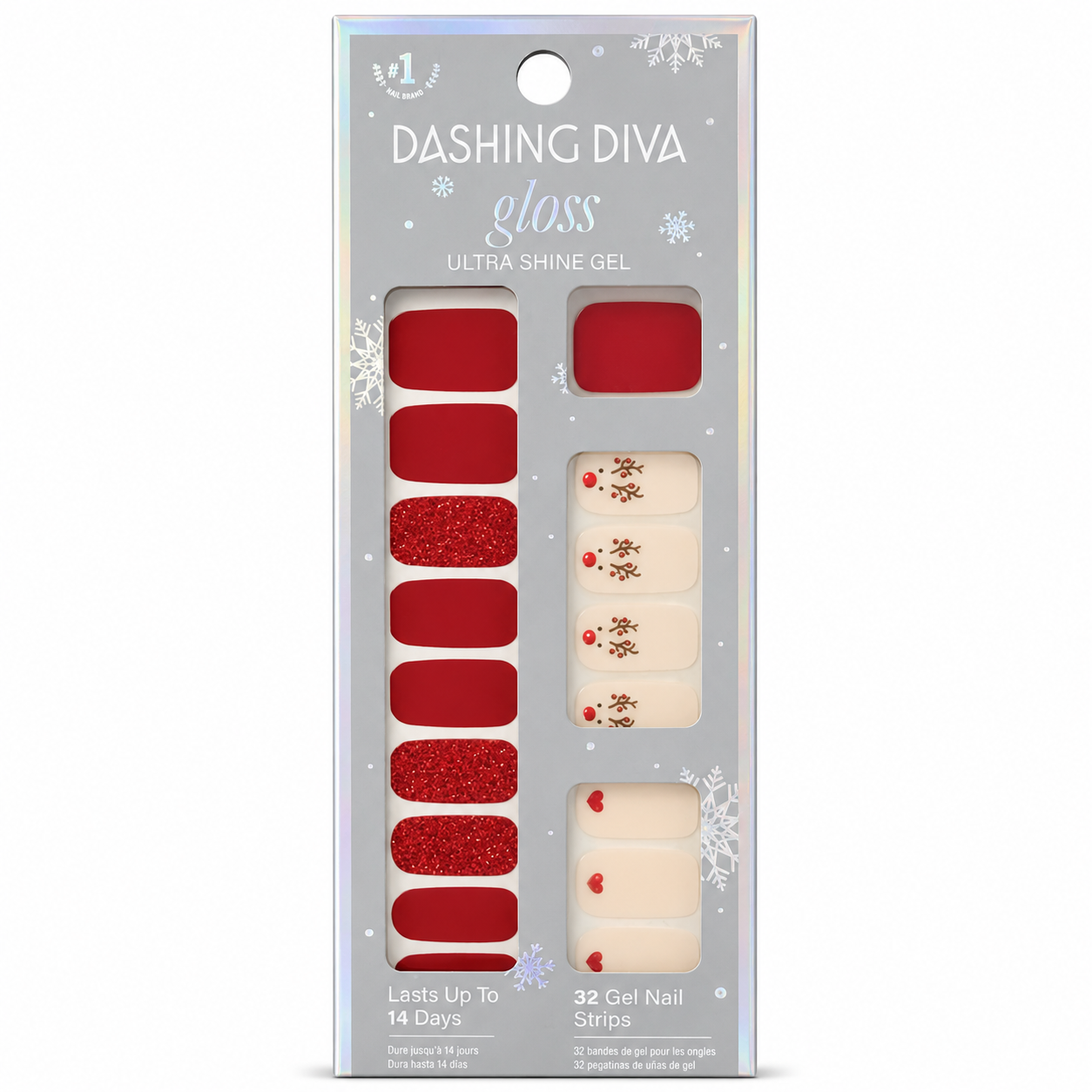 Uñas - Dashing Diva Gloss Ultra Shine Gel Nail Strips (32 strips)