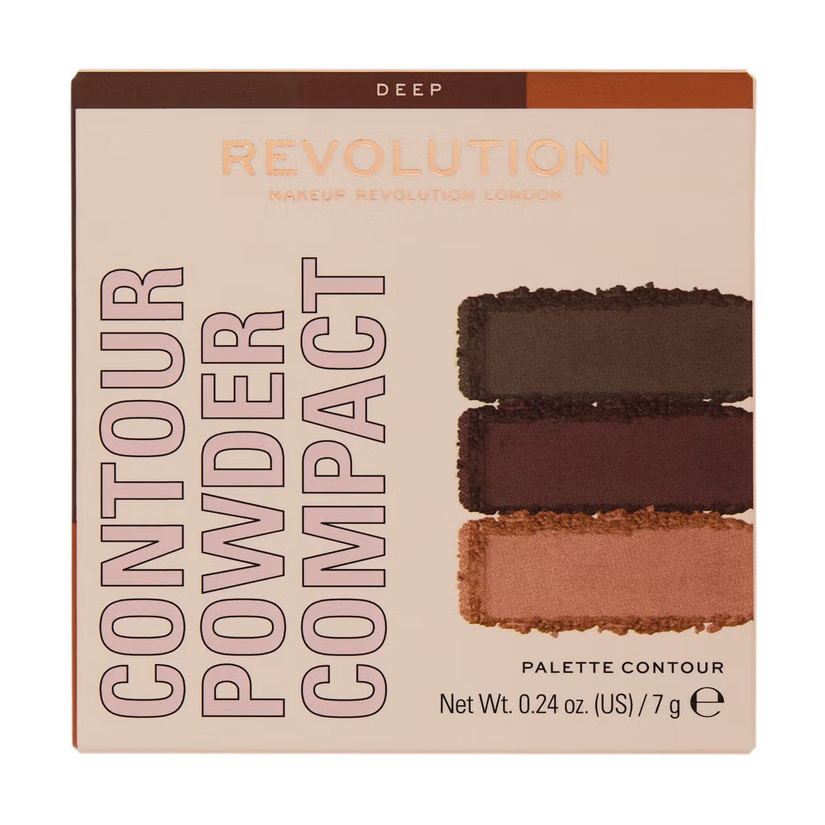 Contorno - Makeup Revolution Contour Powder Compact - Deep