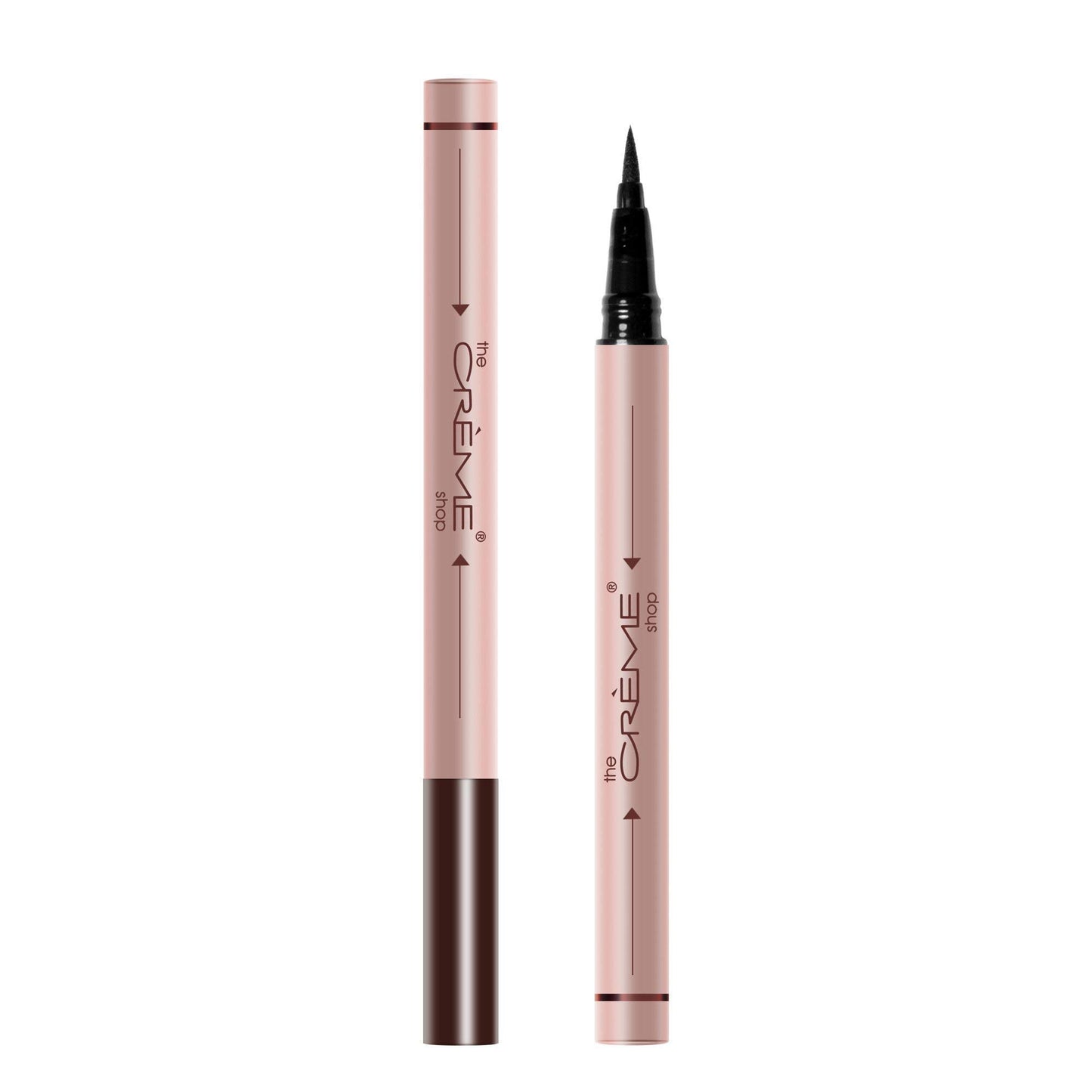 Delineador de ojos - The Crème Shop Get In Line Felt-Tip Eyeliner (Brown)