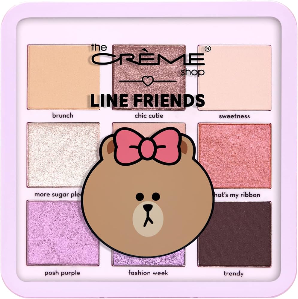 Sombra - The Crème Shop Sweet & Lovely 9 Shade Palette - Line Friends