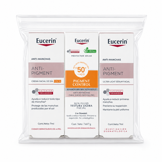 Skin Care - Kit Eucerin Anti-Pigment + Protector Solar Pigment Control SPF 50+ | 3 Mini Productos