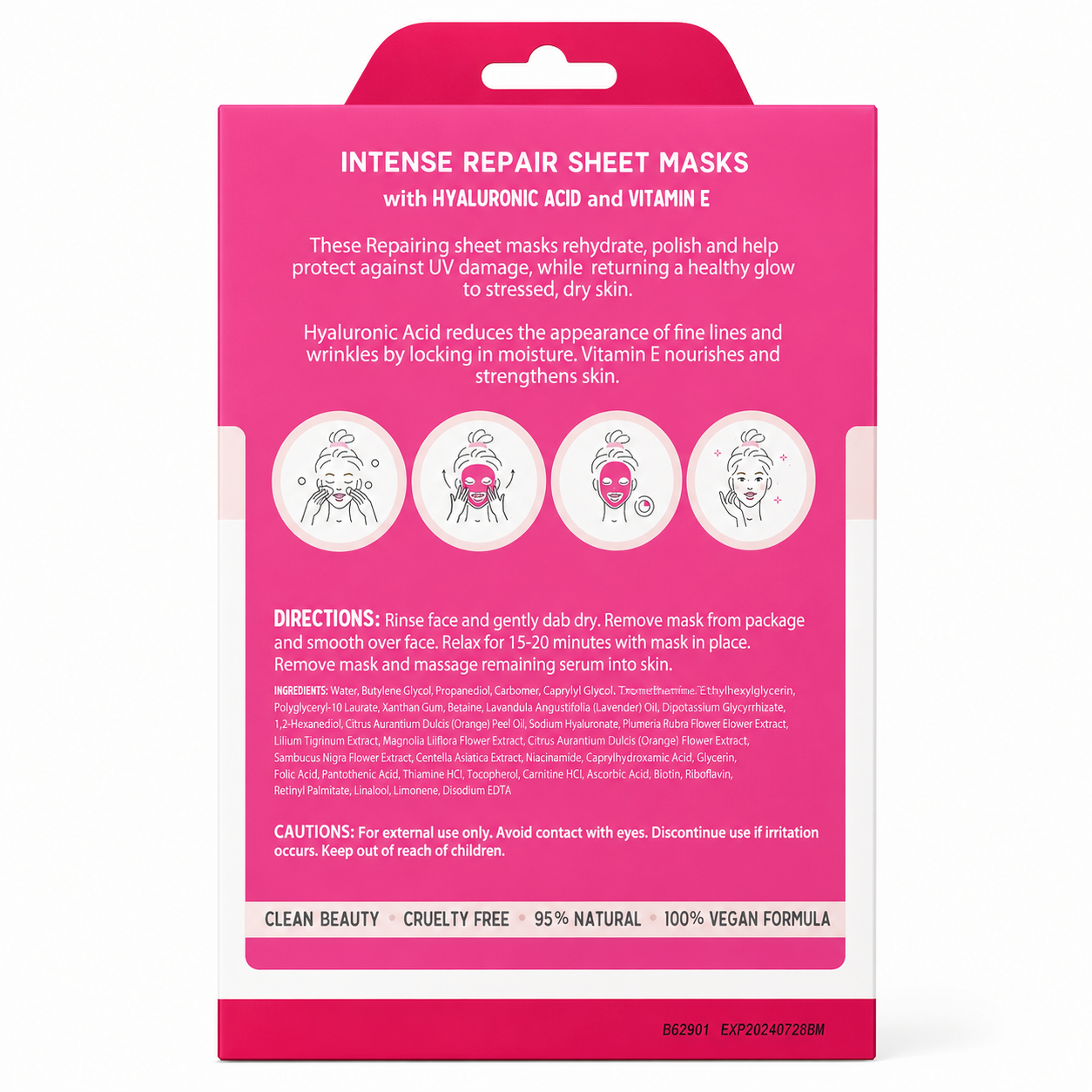 Mascarilla Facial - Repair Beauty - Intense Repair Sheet Mask