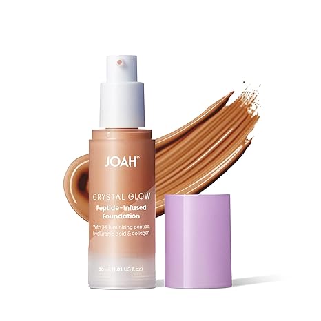 Base - JOAH Crystal Glow Peptide-Infused Foundation - LC030 Ligh with cool understones