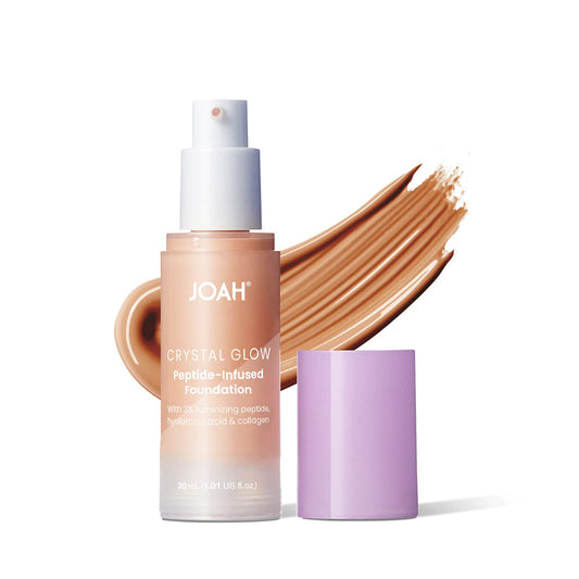 Base - JOAH Crystal Glow Peptide-Infused Foundation - LN040 Light with neutral undertones