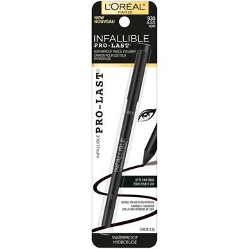 Delineador de ojos - L'Oréal Infallible Pro-Last Pencil Eyeliner (890 Charcoal Shimmer)