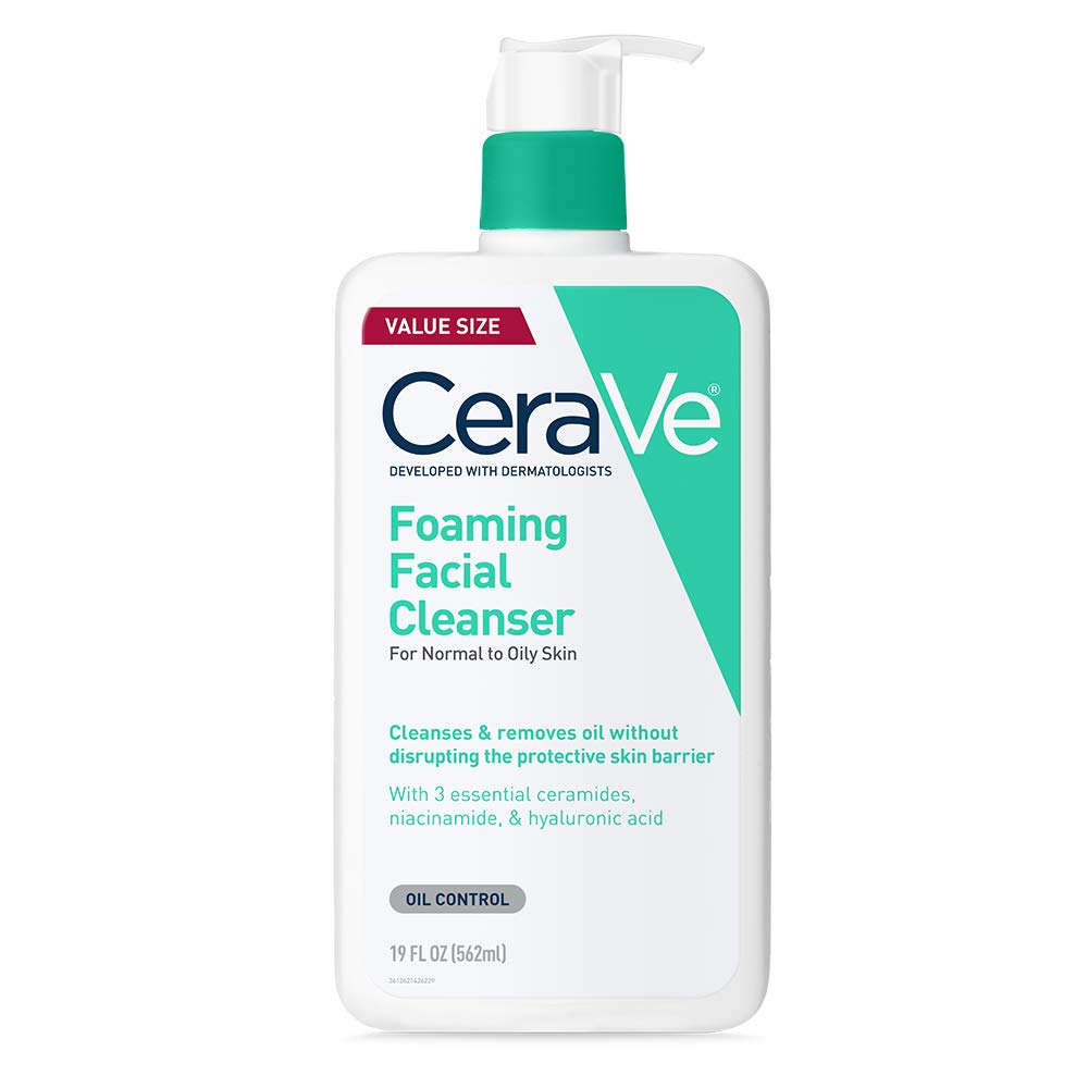 Limpiador Facial - CeraVe - Foaming Facial Cleanser - Piel grasa - 19 oz