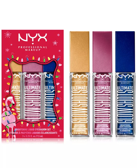 Sombra - NYX Ultimate Glow Brightening Liquid Eyeshadow Set - 3 Tones
