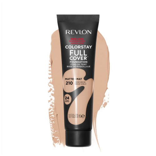Base - Revlon ColorStay Full Cover Foundation (Matte 210 Sand Beige)