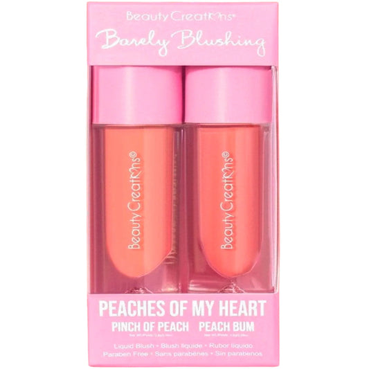 Rubor - Barely Blushing Liquid Blush Set - Pinch of Peach + Peach Bum