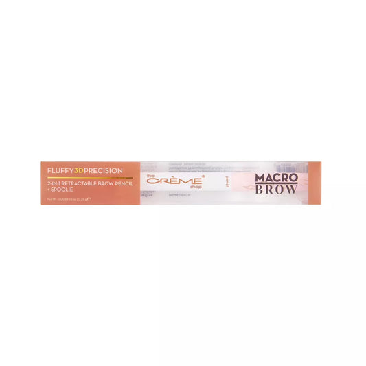 Lapiz de ceja - The Crème Shop Macro Brow (Fluffy 3D Precision, Taupe)